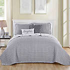 Alternate image 1 for VCNY Home Paris Night Reversible King Quilt Set in Taupe