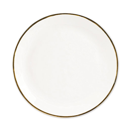 Alternate image 1 for Olivia & Oliver™ Harper Organic Shape Gold Dinner Plate
