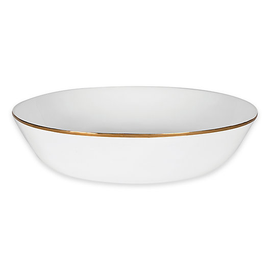 Alternate image 1 for Olivia & Oliver™ Harper Organic Shape Gold Serving Bowl
