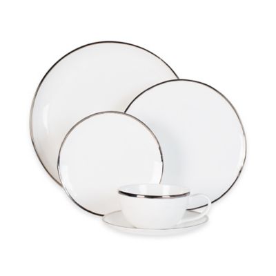 Olivia &amp; Oliver&trade; Harper Organic Shape Platinum 5-Piece Place Setting