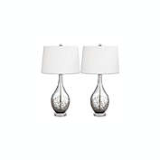 Pacific Coast Lighting&trade; Sparrow Glass Table Lamps in Smoke Grey (Set of 2)