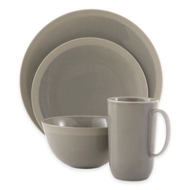 Vera Wang Wedgwood® Vera Gradients 4-Piece Place Setting in Clay | Bed ...