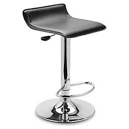 Airlift Adjustable Faux Leather Stool