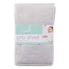 Alternate image 0 for aden + anais&trade; essentials Muslin Fitted Crib Sheet in Grey