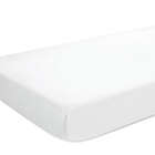 Alternate image 0 for aden + anais&trade; essentials Muslin Fitted Crib Sheet in White