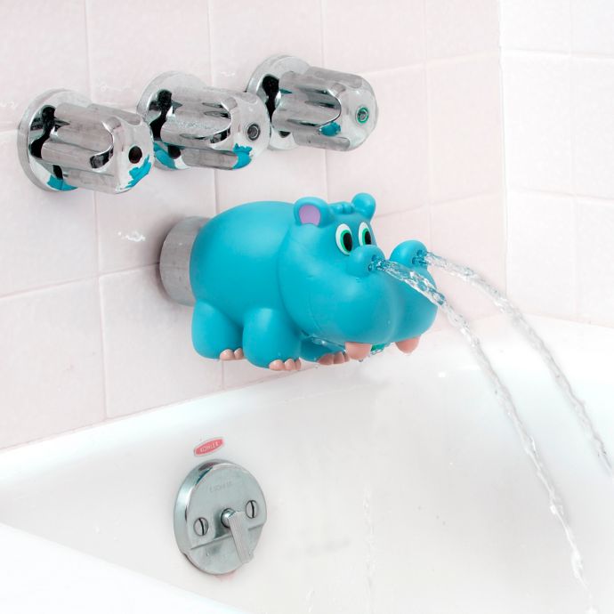 Nuby Hippo Water Spout Cover In Blue Buybuy Baby
