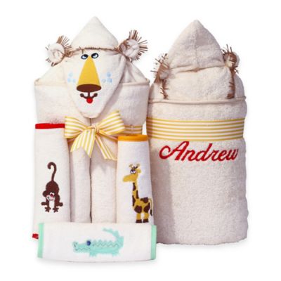 personalized baby towel set