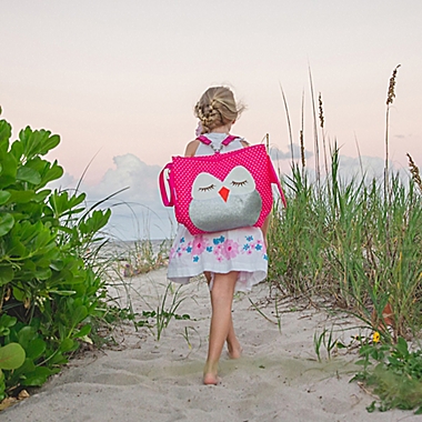 Nikiani Forever Young Stella Pink Owl Backpack. View a larger version of this product image.