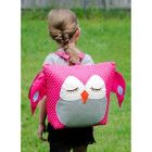 Alternate image 2 for Nikiani Forever Young Stella Pink Owl Backpack