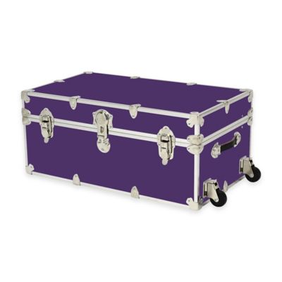 Rhino Trunk and Case&trade; Large Rhino Armor Trunk with Removable Wheels in Purple