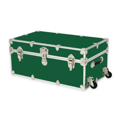 Rhino Trunk and Case&trade; Large Rhino Armor Trunk with Removable Wheels in Forest Green
