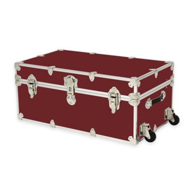 Rhino Trunk and Case&trade; Large Rhino Armor Trunk with Removable Wheels in Wine