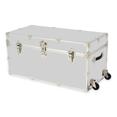 Rhino Trunk and Case&trade; XXL Rhino Armor Trunk with Removable Wheels in Silver