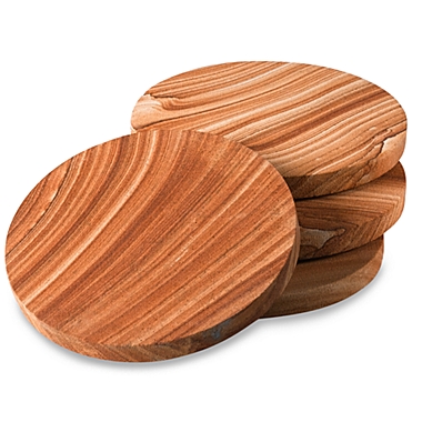Thirstystone&reg; Cinnabar Sandstone Coasters (Set of 4). View a larger version of this product image.