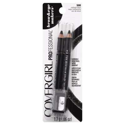 COVERGIRL&reg; 2-Count Brow and Eyemakers Pencil in Midnight Black