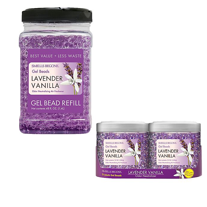 Alternate image 1 for Smells BeGone® Lavender Vanilla Odor Neutralizing Gel Beads