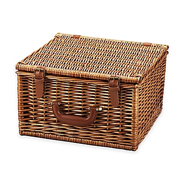 Picnic at Ascot Cheshire Basket for Two in London Plaid. View a larger version of this product image.