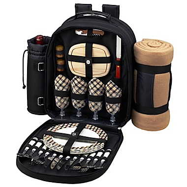 Picnic at Ascot Picnic Backpack with Removable Blanket. View a larger version of this product image.