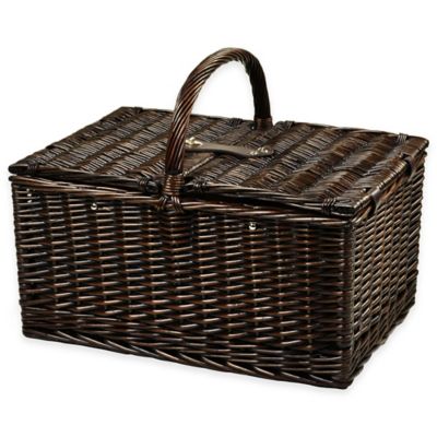 Picnic at Ascot Surrey Picnic Basket for Two with Blanket