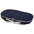 Alternate image 2 for Picnic at Ascot Collapsible Insulated Picnic Basket for 4 in Navy