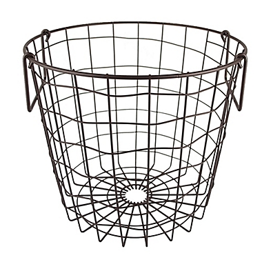 Stackable Metal Round Storage Bin. View a larger version of this product image.