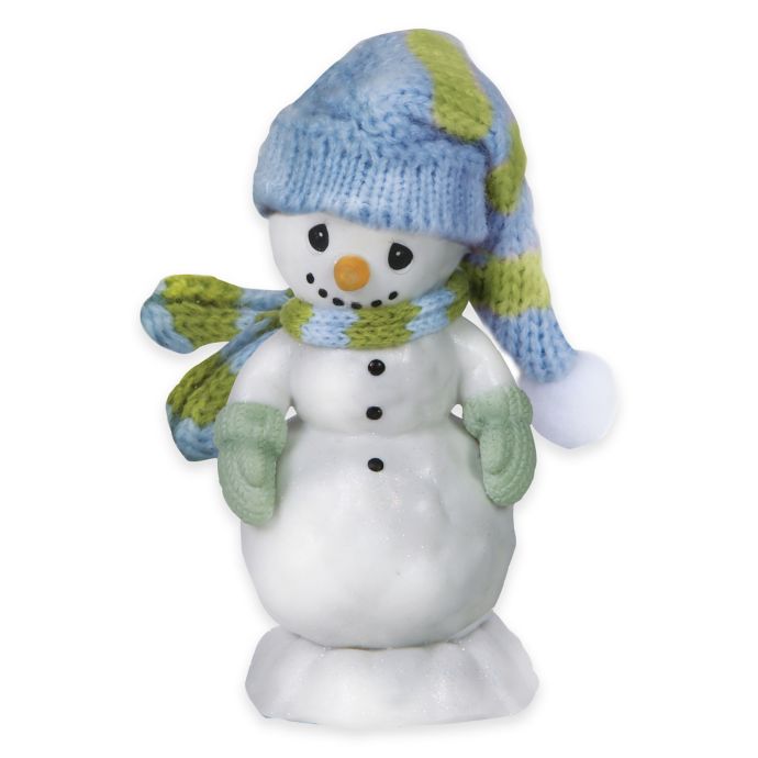 Precious Moments® All Bundled Up for the Holidays Snowman Figurine ...