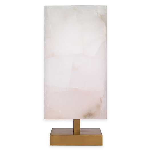Alternate image 1 for Ghost Axis Table Lamp with Alabaster Shade