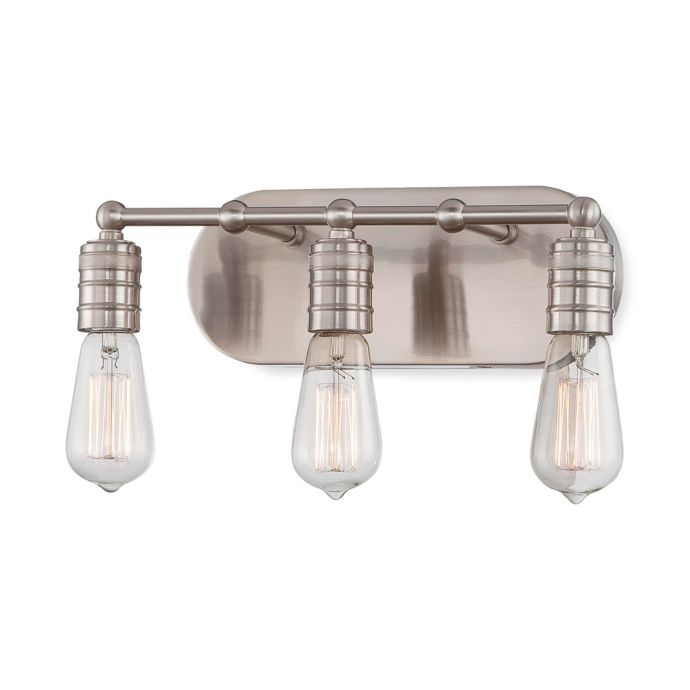 Minka Lavery Downtown Edison 8 25 Inch 3 Light Wall Mount Bath