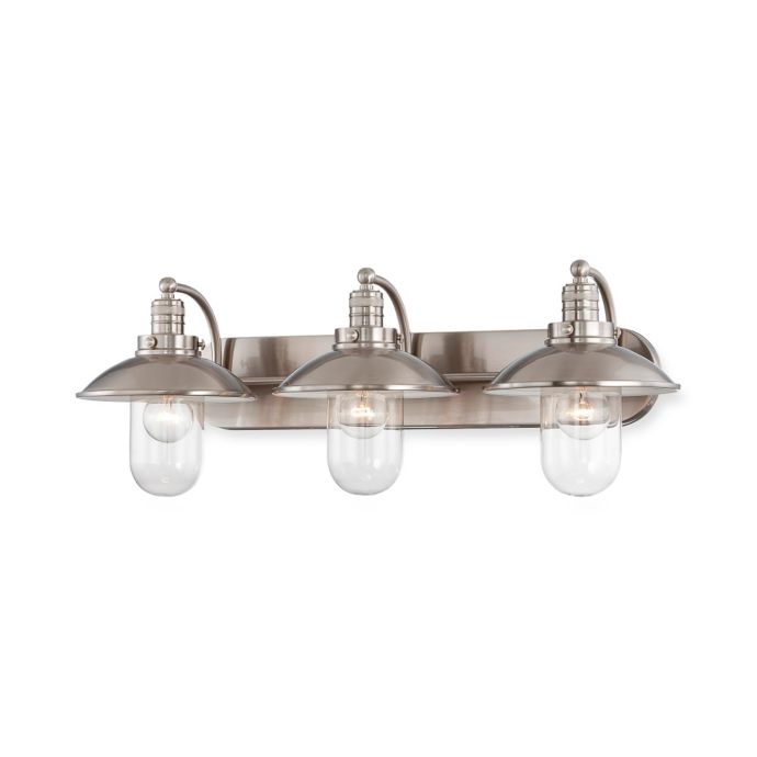 Minka Lavery Downtown Edison 10 5 Inch 3 Light Wall Mount Bath