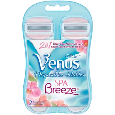 Gillette&reg; Venus&reg; Spa&trade; 2-Count Razor Refill. View a larger version of this product image.