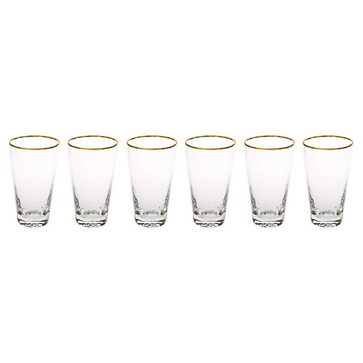 Alternate image 1 for Classic Touch Vivid Tumblers (Set of 6)