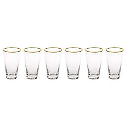 Classic Touch Vivid Tumblers (Set of 6)