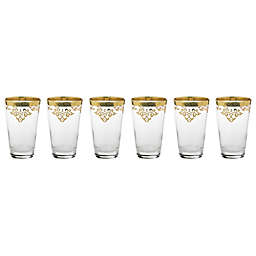 Classic Touch Vivid Collection Tumblers (Set of 6)