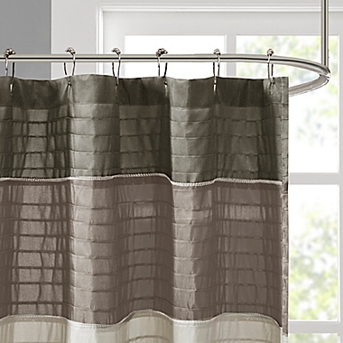 Madison Park Amherst 72-Inch x 72-Inch Shower Curtain in Natural. View a larger version of this product image.