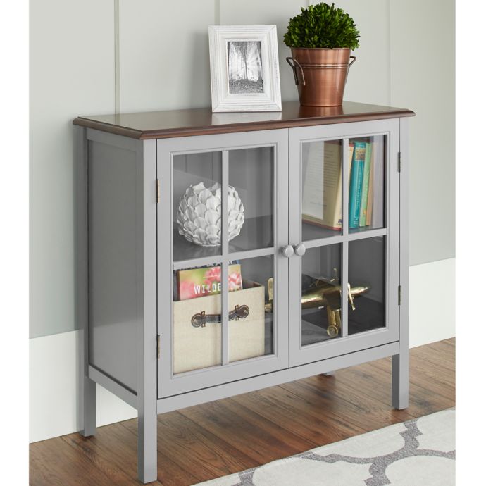 Chatham House Baldwin Double Door Glass Cabinet | Bed Bath & Beyond