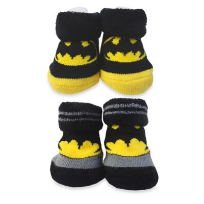 batman baby booties