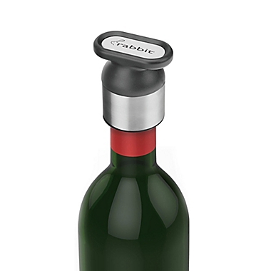 rabbit&reg; Stainless Steel Wine/Champagne Sealer. View a larger version of this product image.