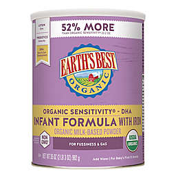 Earth's Best® Organic 35 oz. Sensitivity® Infant Formula with DHA & ARA and Iron