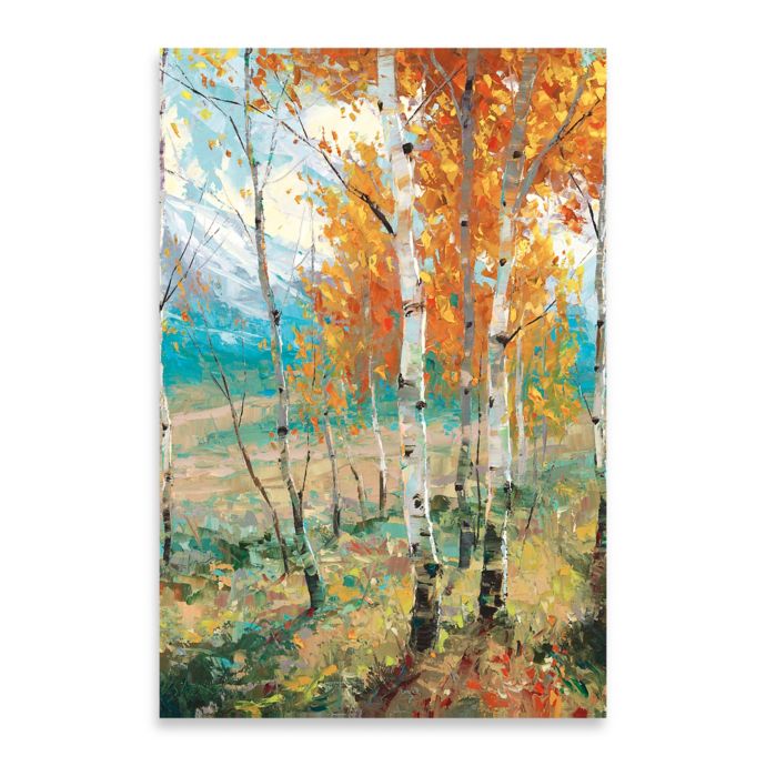 Aspen Symphony Canvas Wall Art Bed Bath Beyond