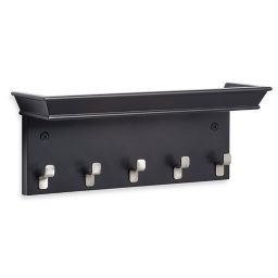 Real Simple® Wall-Mounted Mail and Key Rack in Black