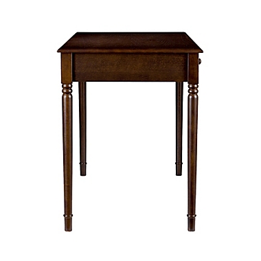 Southern Enterprises Parker 2-Drawer Writing Desk in Espresso. View a larger version of this product image.