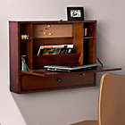 Alternate image 0 for Southern Enterprises Wall Mount Laptop Desk in Brown Mahogany