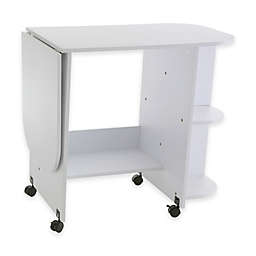 Southern Enterprises Sewing Table in White