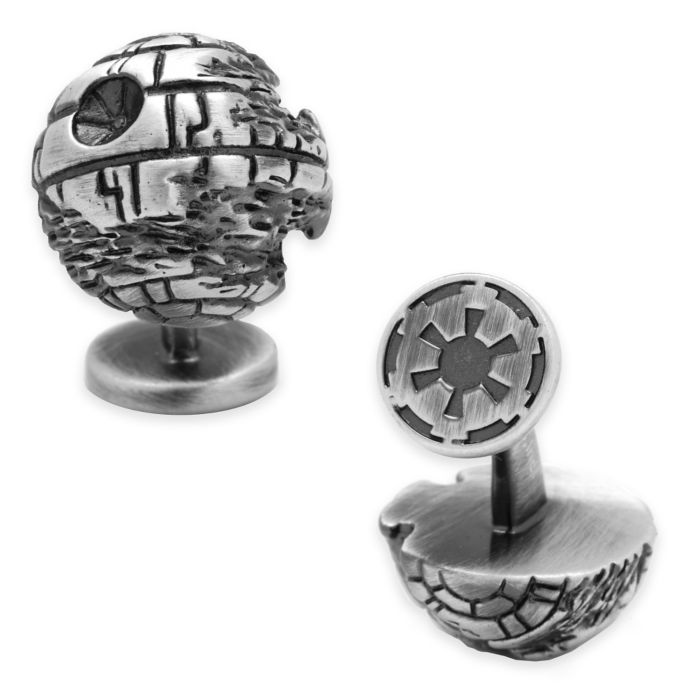 Star Wars Silver Plated 3d Death Star Cufflinks Bed Bath Beyond