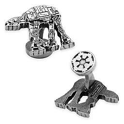 Star Wars™ Silver-Plated AT-AT Walker Etched Cufflinks