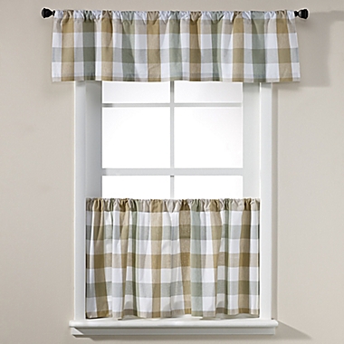 Harper Window Curtain Panel and Valance. View a larger version of this product image.