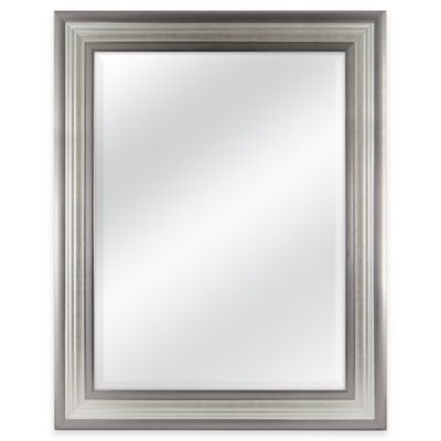 Mason Rectangular Mirror in Silver 