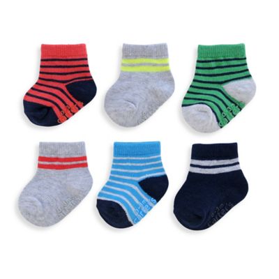 carter's® 6-Pack Striped Computer Socks | Bed Bath & Beyond