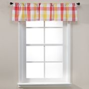 Harper Window Valance in Red