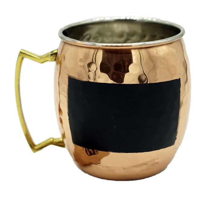 Moscow Mule Chalk Mug in Hammered Copper Bed Bath & Beyond